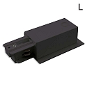 3-Phasen CLASSIC RECESSED � Seiten-Einspeisung, N-Leiter rechts, Schutzleiter links, IP20, Kunststoff, schwarz