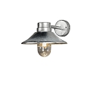 outdoor wall luminaire VEGA with shade E27 IP54, galvanised dimmable