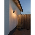 Konstsmide outdoor wall luminaire VEGA without shade E27 IP54, black dimmable