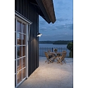 Konstsmide HighPower LED outdoor wall luminaire VEGA, 2W 3000K 700lm, black aluminium / clear glass