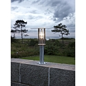 Konstsmide Pedestal light MODE, protected against vandalism, E27 max. 60W, galvanised steel, clear polycarbonate glass