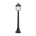 Wegeleuchte PARMA, E27 max. 75W, Schwarz, Aluminium / Acrylglas klar