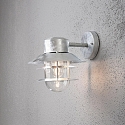 Au�en-Wandleuchte MODENA DOWN, E27 max. 60W, Stahl galvanisiert / Klarglas