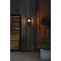 Konstsmide wall luminaire CARPI E27 IP44, black dimmable