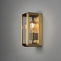 outdoor wall luminaire CARPI E27 IP44, brass dimmable