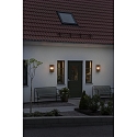 Konstsmide outdoor wall luminaire CARPI E27 IP44, brass dimmable