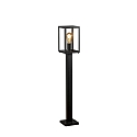 path light CARPI E27 IP44, brass, black dimmable