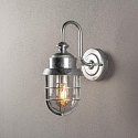 outdoor wall luminaire CERIGNOLA  E27 IP44, galvanised dimmable