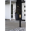 Outdoor Wandleuchte PISTOIA, E27, IP54, dimmbar, schwarz
