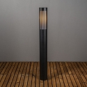 Outdoor Wegeleuchte PISTOIA, 95cm, E27, IP54, dimmbar, schwarz