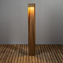 Konstsmide path light RHO IP54, rust 