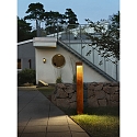 Konstsmide path light RHO IP54, rust 