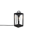 lantern BOLOGNA E27 IP44, black dimmable