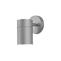 Konstsmide Au�en-Wandleuchte MODENA, IP44, GU10 max. 35W, Grau, Aluminium / Klarglas