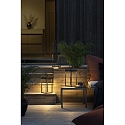Konstsmide Outdoor LED accu-lantern RAVELLO, IP54, 2.2W 3000K 180lm, dimmable, black, small, 30cm