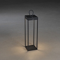 Outdoor LED accu-lantern RAVELLO, IP54, 2.2W 3000K 180lm, dimmable, black, big, 50cm