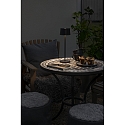 Konstsmide Outdoor LED accu table lamp POSITANO, IP54, 2.2W 2700/3000K 180lm, dimmable, witch USB charging dock, black
