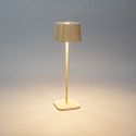 Konstsmide LED Akku-Tischleuchte CAPRI USB, eckig, 2,2W, 2700/3000K, 10-180lm, dimmbar, sand