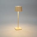 Konstsmide LED Akku-Tischleuchte CAPRI USB, eckig, 2,2W, 2700/3000K, 10-180lm, dimmbar, sand