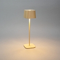Konstsmide LED Akku-Tischleuchte CAPRI USB, eckig, 2,2W, 2700/3000K, 10-180lm, dimmbar, sand