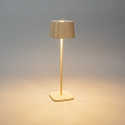 Konstsmide LED Akku-Tischleuchte CAPRI USB, eckig, 2,2W, 2700/3000K, 10-180lm, dimmbar, sand