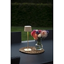 Konstsmide LED Akku-Tischleuchte CAPRI USB, eckig, 2,2W, 2700/3000K, 10-180lm, dimmbar, sand