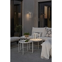 LED solar-/USB-lantern PORTOFINO, IP54, 2.2W 2700/3000K 180lm, dimmable, with twilight sensor + wall mount, white