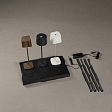 Konstsmide Ladestation CHARGER f�r Konstsmide Akkuleuchten, 6-fach, inkl. Netzteil + Ebenen-Verbindern, IP20, schwarz
