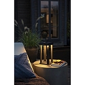 Outdoor LED accu table lamp CANNES, IP54, 2.2W 2700/3000K 180lm, dimmable, black