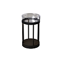 Outdoor LED accu-lantern CHIETI, IP54, 2.5W 2700/3000K 140lm, dimmable, with removable serving bowl, black