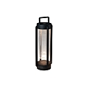 Outdoor LED accu-lantern OTRANTO, IP54, 3.5W 2700/3000K 150lm, dimmable, fixed hook, black