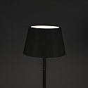 Konstsmide battery floor lamp POMEZIA IP54, black dimmable