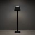 Konstsmide battery floor lamp POMEZIA IP54, black dimmable