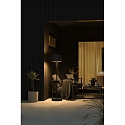 Konstsmide battery floor lamp POMEZIA IP54, black dimmable