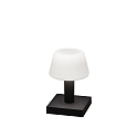 battery table lamp MONACO IP54, dark grey dimmable