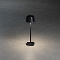 Konstsmide battery table lamp CAPRI MINI IP54, black dimmable