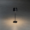 Konstsmide battery table lamp CAPRI MINI IP54, black dimmable