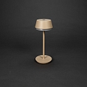 battery table lamp LYON with USB connection, CCT Switch, RGB, with touch dimmer IP54, terracotta dimmable
