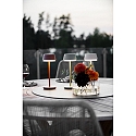 battery table lamp LYON with USB connection, CCT Switch, RGB, with touch dimmer IP54, terracotta dimmable