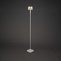 Konstsmide battery floor lamp NICE square, with USB connection, CCT Switch, with touch dimmer IP54, white dimmable