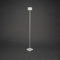 Konstsmide battery floor lamp NICE square, with USB connection, CCT Switch, with touch dimmer IP54, white dimmable