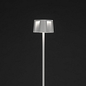 Konstsmide battery floor lamp NICE square, with USB connection, CCT Switch, with touch dimmer IP54, white dimmable