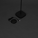 Konstsmide battery floor lamp NICE square, with USB connection, CCT Switch, with touch dimmer IP54, black dimmable