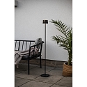 Konstsmide battery floor lamp NICE square, with USB connection, CCT Switch, with touch dimmer IP54, black dimmable
