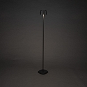 Konstsmide battery floor lamp NICE square, with USB connection, CCT Switch, with touch dimmer IP54, black dimmable