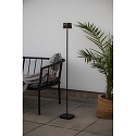 Konstsmide battery floor lamp NICE square, with USB connection, CCT Switch, with touch dimmer IP54, black dimmable
