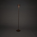 Konstsmide battery floor lamp NICE square, with USB connection, CCT Switch, with touch dimmer IP54, rust dimmable