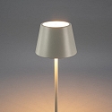 Konstsmide battery floor lamp POMEZIA MEDIUM USB IP54, white dimmable