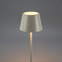 Konstsmide battery floor lamp POMEZIA MEDIUM USB IP54, white dimmable