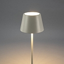 Konstsmide battery floor lamp POMEZIA MEDIUM USB IP54, white dimmable